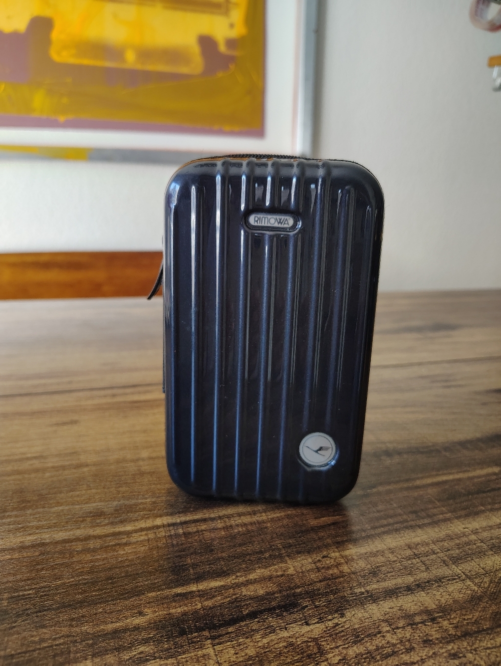 Rimowa Lufthansa First Class Amenity Toiletries Case Blue